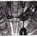 Escape Pod. Concept art by Jim Martin.
